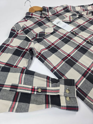 Columbia Flare Gun™ Stretch Flannel Dark Stone Trails Edge Plaid Heren M