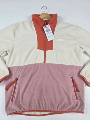 Columbia Sequoia Grove™ 1.2 Zip Fleece Chalk. Eraser Pink. Tuscan Dames M