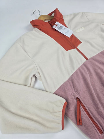 Columbia Sequoia Grove™ 1.2 Zip Fleece Chalk. Eraser Pink. Tuscan Dames M