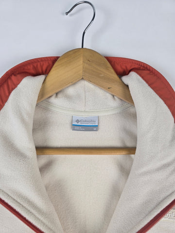 Columbia Sequoia Grove™ 1.2 Zip Fleece Chalk. Eraser Pink. Tuscan Dames M