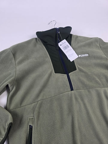 Columbia Sequoia Grove™ 1.2 Zip Fleece Stone Green. Greenscape. Coll Navy Dames M