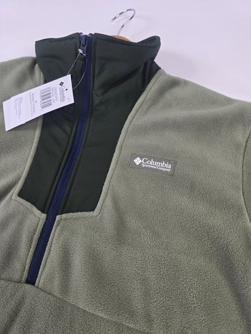 Columbia Sequoia Grove™ 1.2 Zip Fleece Stone Green. Greenscape. Coll Navy Dames M