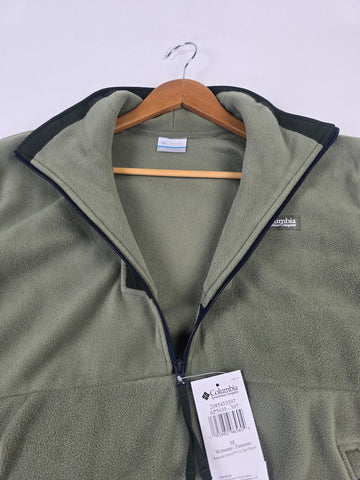 Columbia Sequoia Grove™ 1.2 Zip Fleece Stone Green. Greenscape. Coll Navy Dames M
