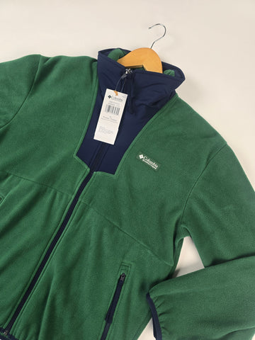 Columbia Sequoia Grove™ Full Zip Fleece Rain Forest. Collegiate Navy Dames M