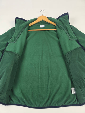 Columbia Sequoia Grove™ Full Zip Fleece Rain Forest. Collegiate Navy Dames M