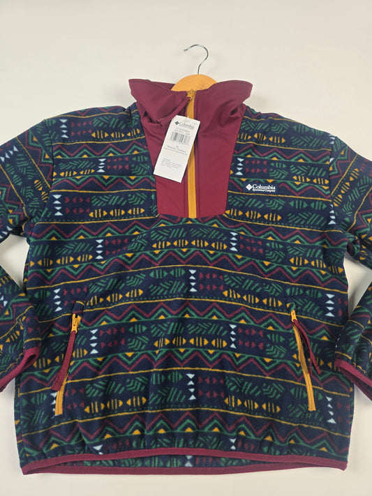 Columbia Sequoia Grove™ Printed Half Zip Collegiate Navy Horizons Dames M