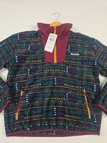 Columbia Sequoia Grove™ Printed Half Zip Collegiate Navy Horizons Dames M