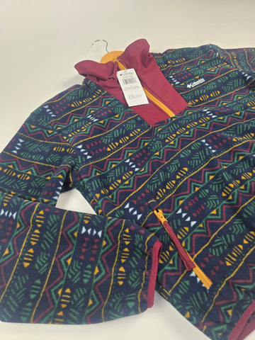 Columbia Sequoia Grove™ Printed Half Zip Collegiate Navy Horizons Dames M