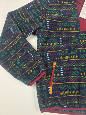 Columbia Sequoia Grove™ Printed Half Zip Collegiate Navy Horizons Dames M