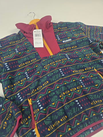 Columbia Sequoia Grove™ Printed Half Zip Collegiate Navy Horizons Dames M