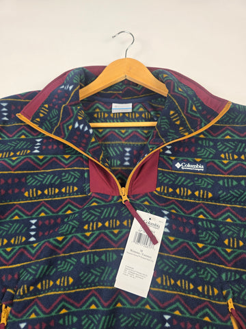 Columbia Sequoia Grove™ Printed Half Zip Collegiate Navy Horizons Dames M