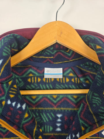 Columbia Sequoia Grove™ Printed Half Zip Collegiate Navy Horizons Dames M