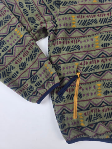 Columbia Sequoia Grove™ Printed Half Zip Stone Green Horizons Dames M