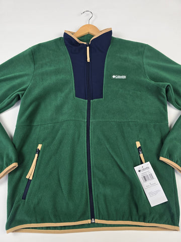 Columbia Sequoia Grove™ Full Zip Fleece Rain Forest. Collegiate Navy Heren M