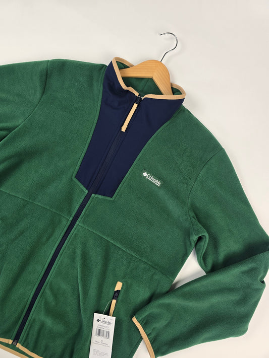 Columbia Sequoia Grove™ Full Zip Fleece Rain Forest. Collegiate Navy Heren M