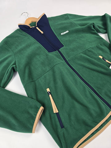 Columbia Sequoia Grove™ Full Zip Fleece Rain Forest. Collegiate Navy Heren M