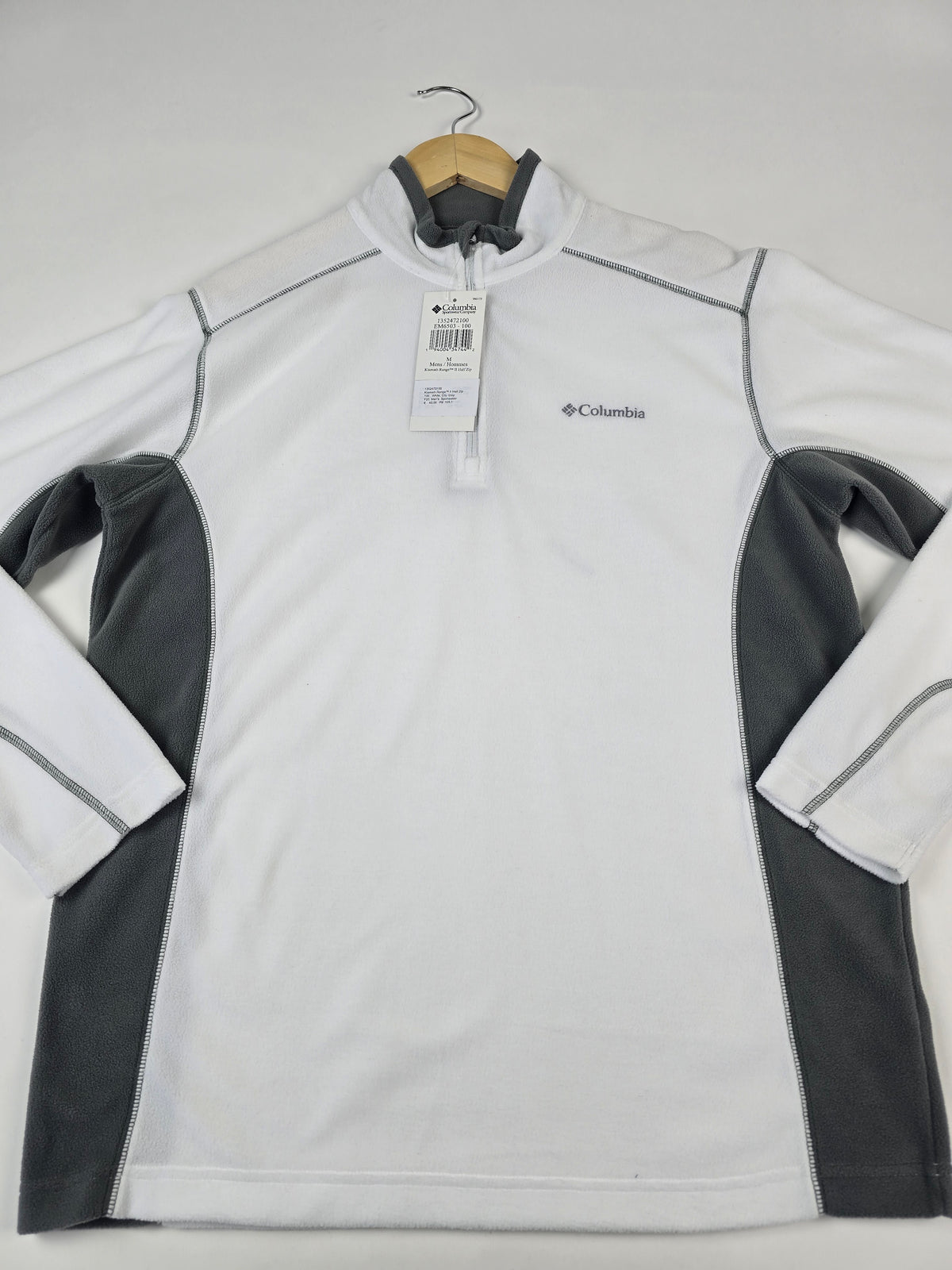Columbia Klamath Range™ II Half Zip White. City Gre Heren M