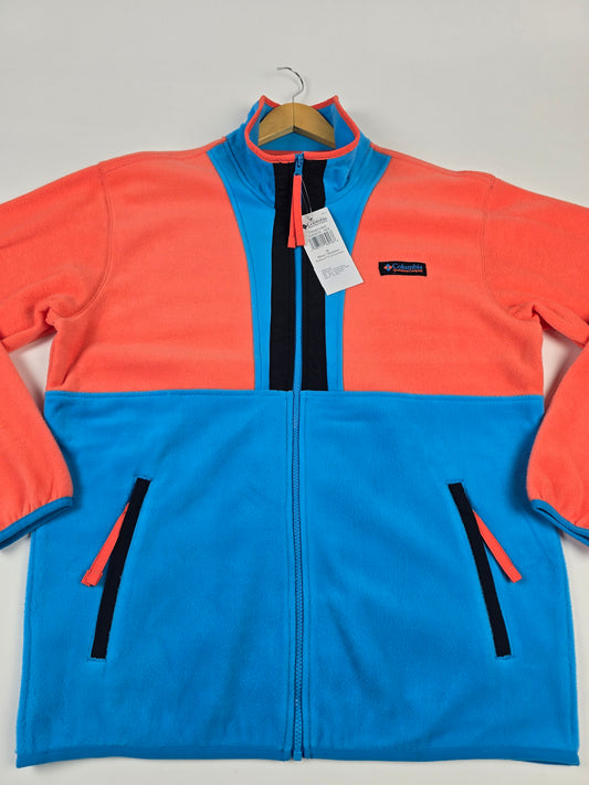 Columbia Backbowl™ II Full Zip Fleece Zing. Compass Blue. Black Heren M