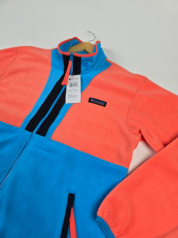 Columbia Backbowl™ II Full Zip Fleece Zing. Compass Blue. Black Heren M