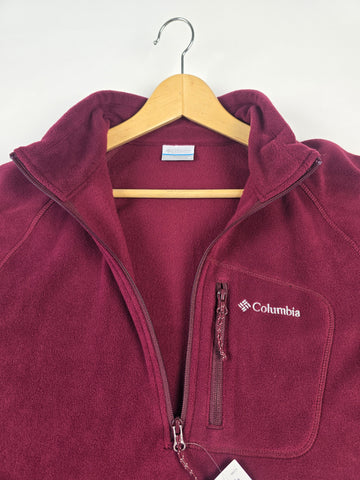 Columbia Fast Trek™ III Half Zip Fleece Rich Wine Heren M