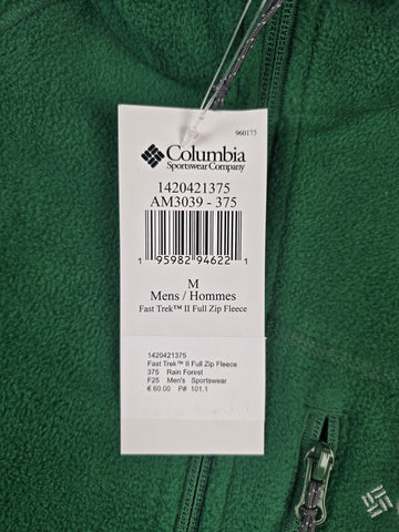 Columbia Fast Trek™ II Full Zip Fleece Rain Forest Heren M
