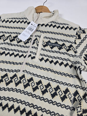 Columbia Sweater Weather™ Printed Half Zip II Dark Stone KnitKnot Heren M