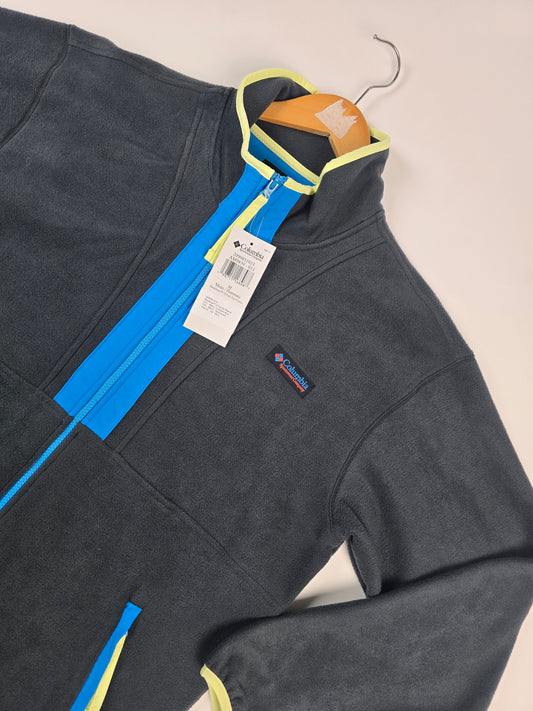Columbia Backbowl™ II Full Zip Fleece Black. Compass Blue Heren M