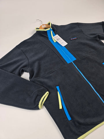 Columbia Backbowl™ II Full Zip Fleece Black. Compass Blue Heren M