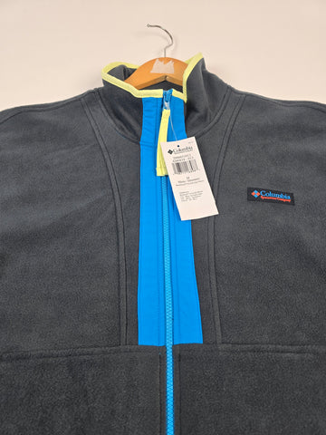 Columbia Backbowl™ II Full Zip Fleece Black. Compass Blue Heren M
