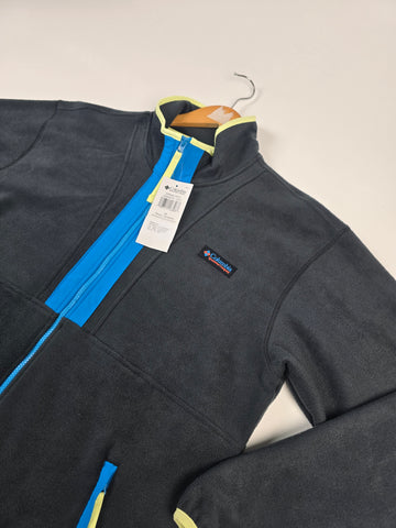 Columbia Backbowl™ II Full Zip Fleece Black. Compass Blue Heren M