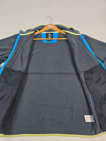Columbia Backbowl™ II Full Zip Fleece Black. Compass Blue Heren M