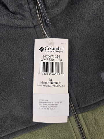 Columbia Steens Mountain™ Full Zip 2.0 Shark. Stone Gr Heren M