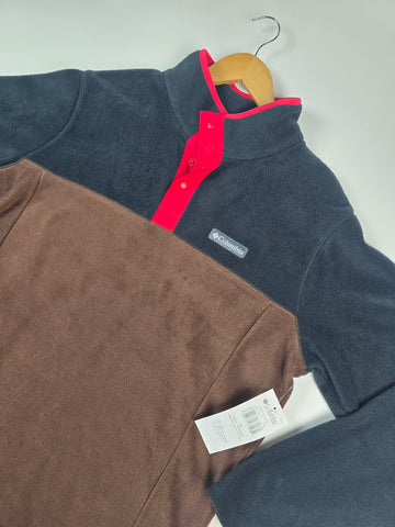 Columbia Steens Mountain™ Half Snap II Tobacco. Black. Mtn Red Heren M