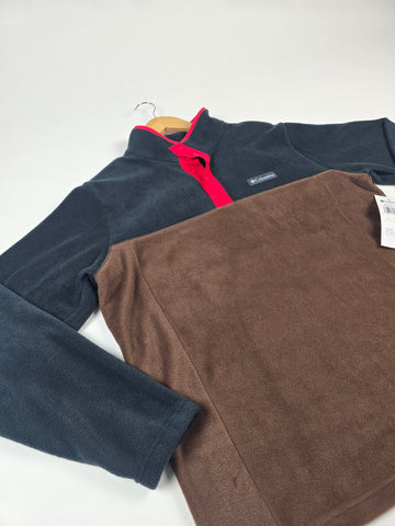 Columbia Steens Mountain™ Half Snap II Tobacco. Black. Mtn Red Heren M