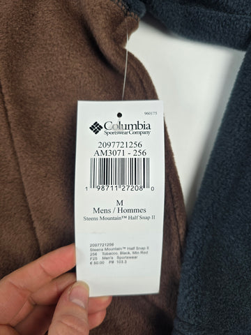 Columbia Steens Mountain™ Half Snap II Tobacco. Black. Mtn Red Heren M