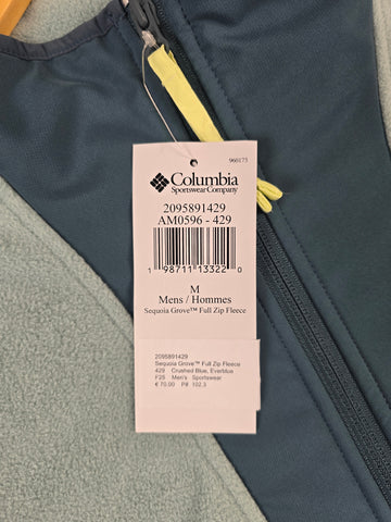 Columbia Sequoia Grove™ Full Zip Fleece Crushed Blue. Everblue Heren M