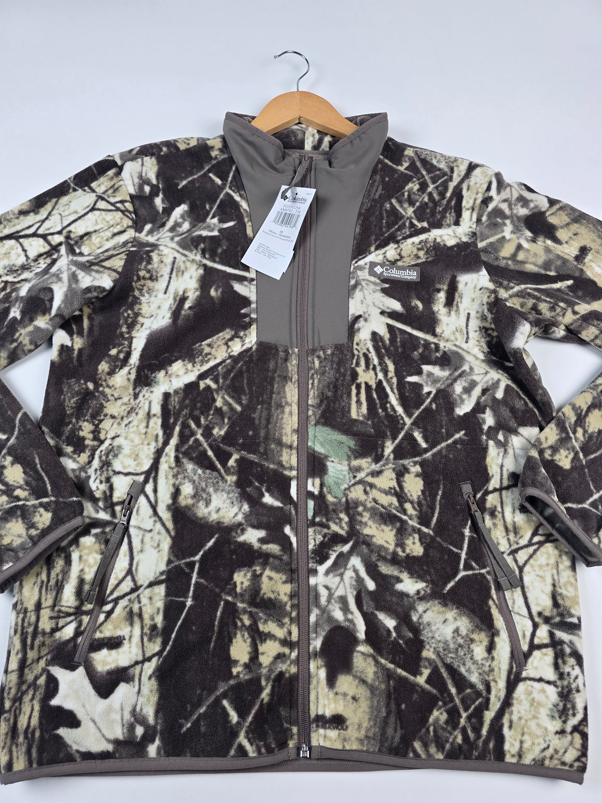 Columbia Sequoia Grove™ Printed Full Zip Iron Timberwolf Heren M