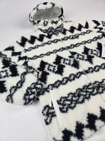 Columbia Rare Escape™ Hooded Full Zip Shark Knit Knot Tonal Dames M