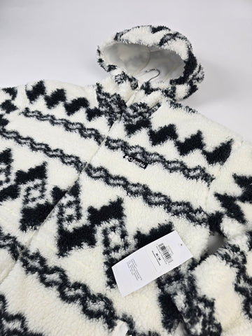 Columbia Rare Escape™ Hooded Full Zip Shark Knit Knot Tonal Dames M