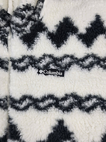 Columbia Rare Escape™ Hooded Full Zip Shark Knit Knot Tonal Dames M