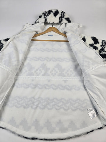 Columbia Rare Escape™ Hooded Full Zip Shark Knit Knot Tonal Dames M