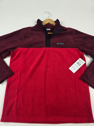 Columbia Steens Mountain™ Half Snap II Mtn Red. Rich Wine. Black Heren M