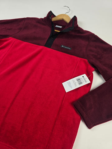 Columbia Steens Mountain™ Half Snap II Mtn Red. Rich Wine. Black Heren M
