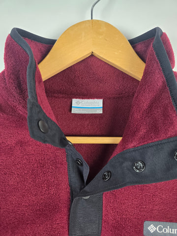 Columbia Steens Mountain™ Half Snap II Mtn Red. Rich Wine. Black Heren M