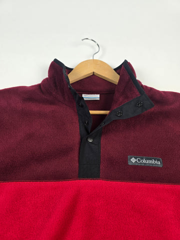 Columbia Steens Mountain™ Half Snap II Mtn Red. Rich Wine. Black Heren M