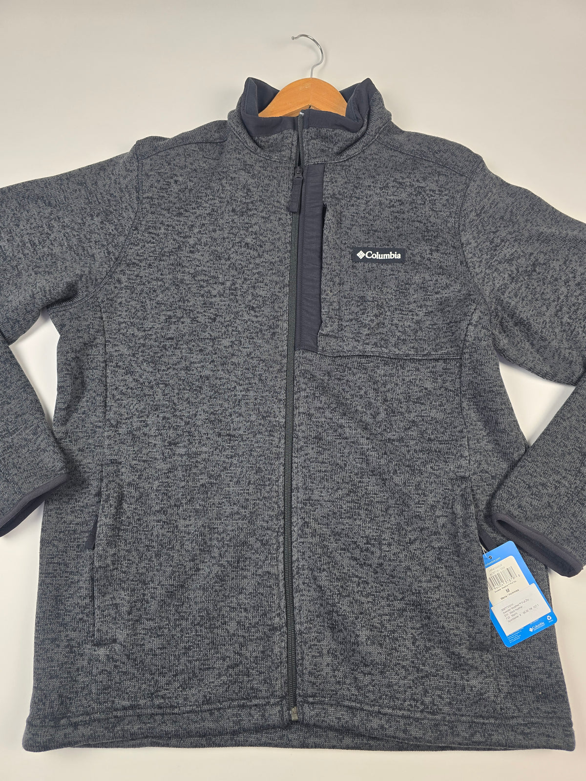 Columbia Sweater Weather™ Full Zip Black Heather Heren M