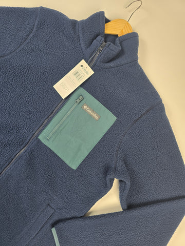 Columbia Jasper Ridge™ Pebbled Full Zip Fleece Collegiate Navy. Everblue Heren M