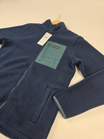 Columbia Jasper Ridge™ Pebbled Full Zip Fleece Collegiate Navy. Everblue Heren M