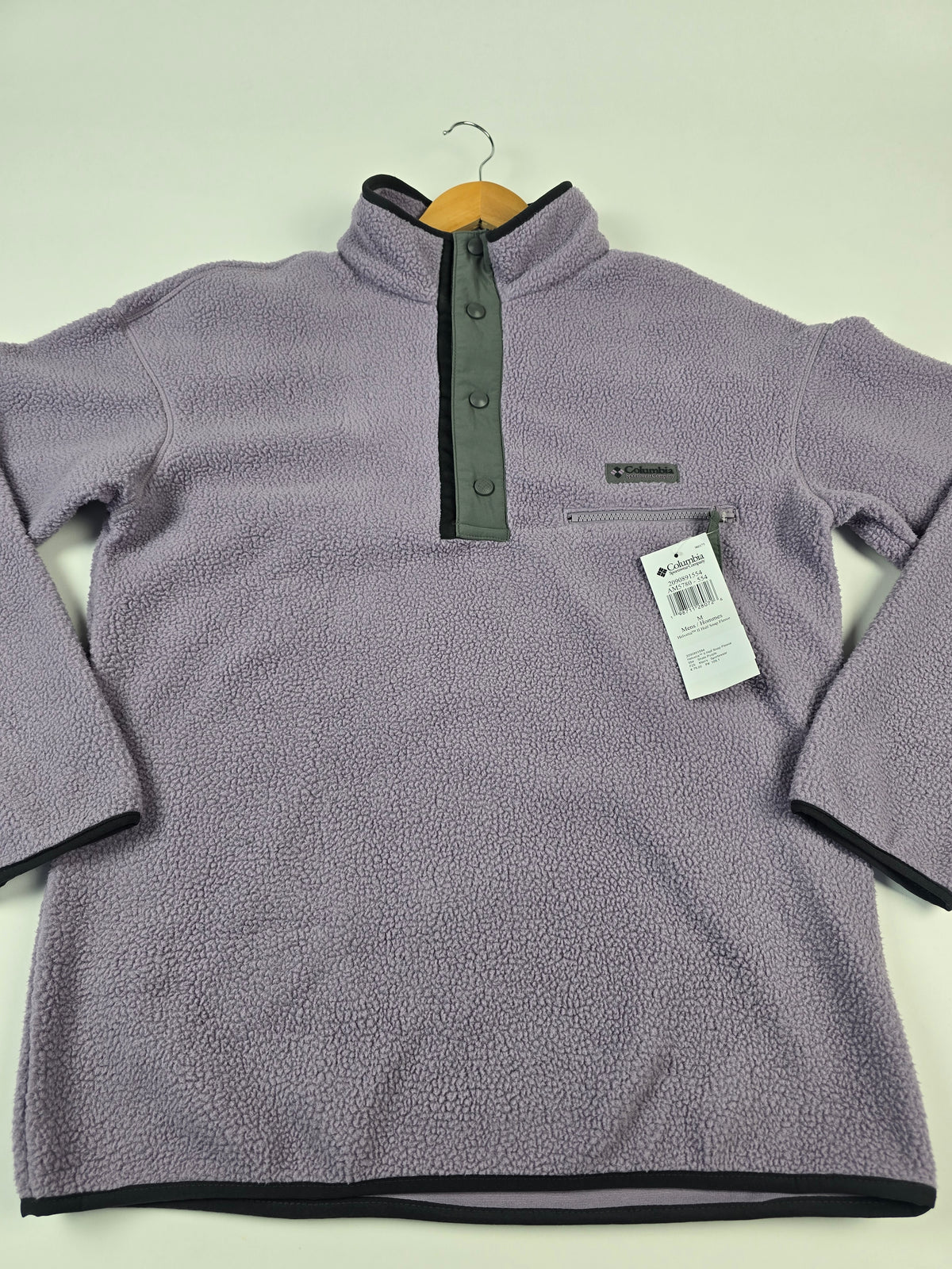 Columbia Helvetia™ II Half Snap Fleece Shale Purple Heren M