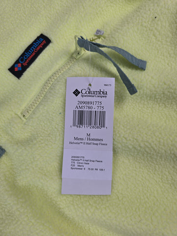 Columbia Helvetia™ II Half Snap Fleece Citron Haze Heren M